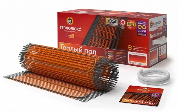 Мат нагревательный «Теплолюкс» ProfiMat450 Вт/2,5 кв.м.